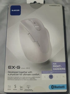 ELECOM Bluetooth Bezprzewodowa ergonomiczny kształt Mysz Ciche kliknięcie Prawa ręka średnia - Zdjęcie 1 z 9