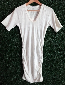 Standard James Perse Linen Dress Scoop Neck Cotton White Women's 0 - New *READ* - Picture 1 of 7