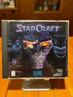 1998 StarCraft ПК Blizzard Windows 1995 CD-Rom диск, CIB полный - Изображение 1 из 4