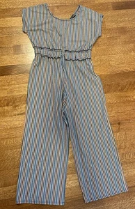 Trixxi Girl Striped Jumpsuit Size Large - Picture 1 of 4