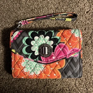 Muñequera todo en uno para smartphone Vera Bradley Ziggy Zinnia Your Turn. - Imagen 1 de 8