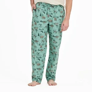 Life Is Good Scenic Wildlife Muster klassisch Schlaf Herren Freizeithose, Granit G - Bild 1 von 3