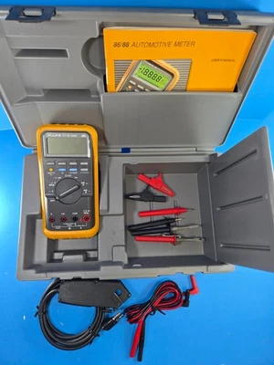 Fluke ET-88 88 Automotive Meter Multimeter with RPM and accessories - Image 1 of 4