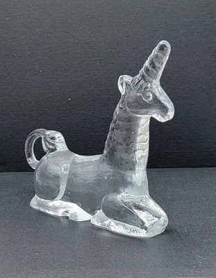 Kosta Boda Unicorn Zoo Series Art Glass Figurine Bertil Vallien Paperweight - Image 1 of 4