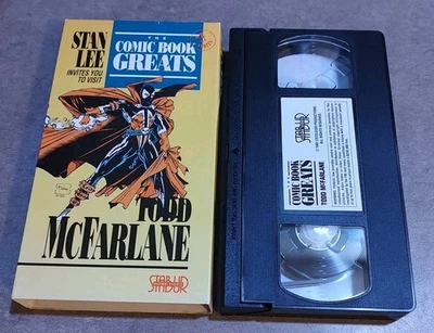 TODD  McFARLANE  "COMIC BOOK GREATS #1 VHS  (1991) - Authentic Tested 😎👍🔥 - Image 1 of 4