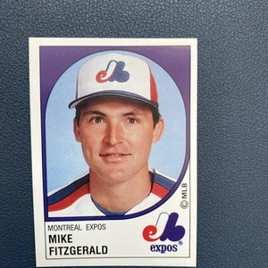 1988 Panini Stickers #322 Mike Fitzgerald Expos NM - Imagen 1 de 2