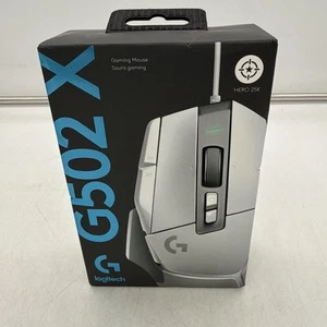 Logitech G502 X Wired Gaming Mouse White Hero 25K Sensor Brand New - Photo 1/1