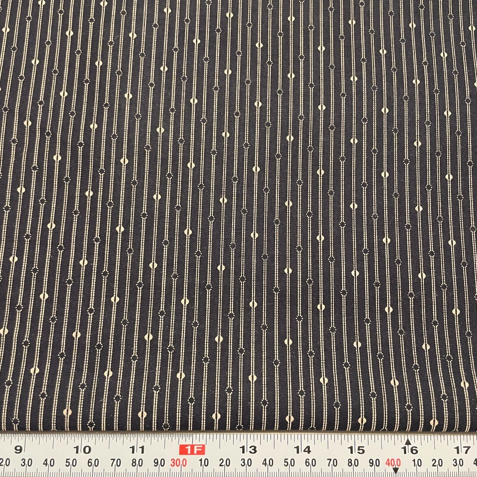 Bed & Breakfast by Connecting Threads 2009 Navy Cotton Fabric by the HALF YARD - Image 1 of 2