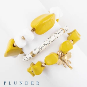 Plunder Design Armband "HONEY" - NEU! Rentner! 3er Set - Chartreuse! - Bild 1 von 3