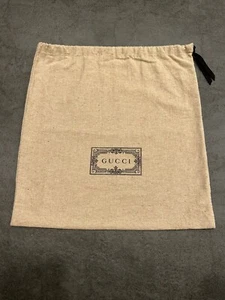 Gucci Dust Bag Drawstring Pouch 14 X 15 Inch Authentic - Picture 1 of 4