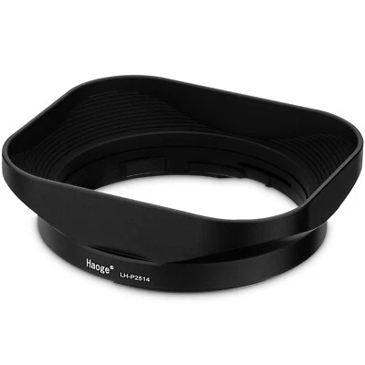 HAOGE Metall Gegenlichtblende für Panasonic LEICA DG SUMMILUX 25mm f/1.4 II ASPH