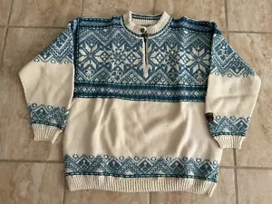 Vintage Dale of Norway sweater Fair Isle Thunder Bay 1995 Olympics Men’s Large - Picture 1 of 10