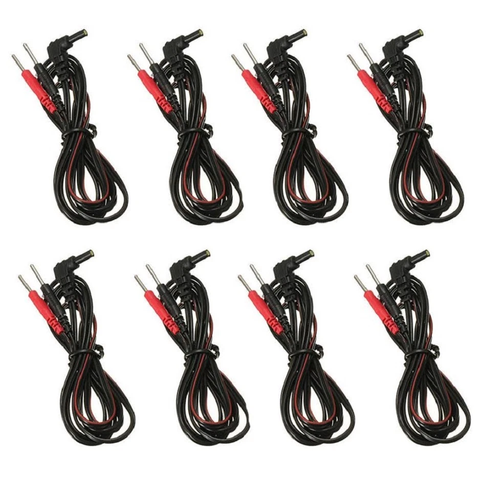 8 TENS unidades fios de chumbo para intensidade 10 tens 2500 3000 7000 ems 7500 twin stim - Imagem 1 de 1
