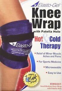 ELASTO-GEL Knee Wrap Ice Cold Hot Pack Pain Therapy Small/Medium