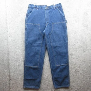 Carhartt Double Front Washed Logger Dungaree Jeans Loose Carpenter Pants 38x36 # - Picture 1 of 10