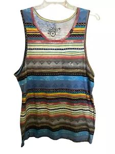 Lifted Research Group LRG Y2K Vintage Southwest Design Tank Sleeveless - Picture 1 of 2