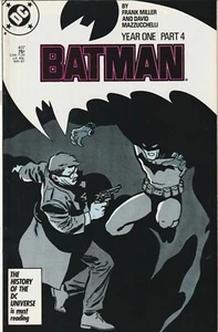 BATMAN #407 / YEAR ONE PT 4 / MILLER / MAZZUCCHELLI / DC COMICS 1987 - Picture 1 of 2