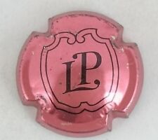 capsule champagne LAURENT PERRIER n°34 rosé métallisé et noir