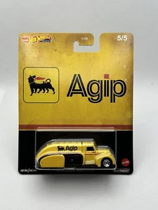 2021 Hot Wheels Premium Agip 1938 Dodge Airflow Oil Truck Real Riders Fuel Truck - Picture 1 of 2