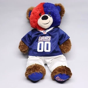 Build A Bear NY Giants Teddy Plush Face Paint Chest Logo NFL Football Uniform - Picture 1 of 12