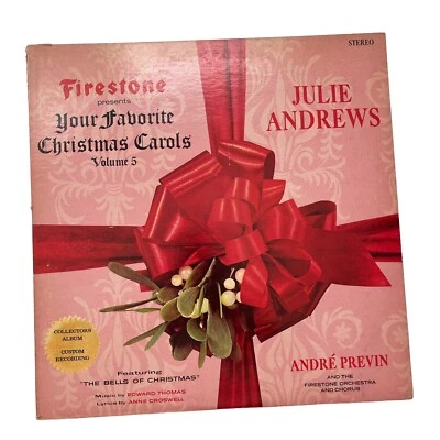 Firestone Your Favorite Christmas Carols Vol 5 Stereo LP Vinyl Record Previn - Image 1 of 4