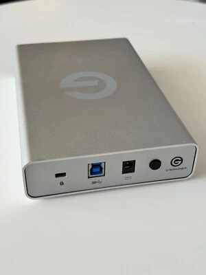 G-Technology 4TB G-DRIVE Mobile (USB 3.0) Hard Drive, portable HDD silver. - Image 1 of 4