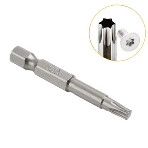 10Pcs 50mm Screw Extractor Handle Drill Bolt Screwdriver Bit 6.35mm Hexagon - Picture 1 of 24