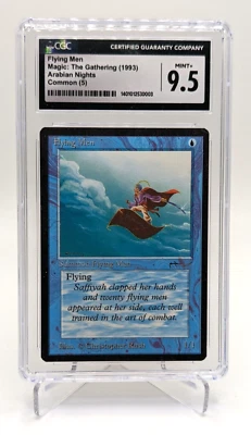 1993 MTG Arabian Nights Common Flying Men CGC 9.5 MINT+ Magic the Gathering - Image 1 of 2
