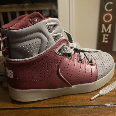 Osiris Zapatos de Skate Recargables Talla 2 Gris/Borgoña Luz LED Foto 1 de 4