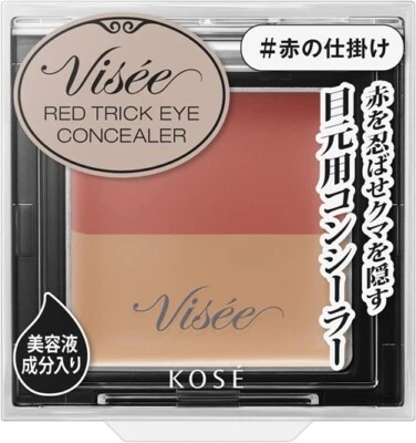 Kose Visse Richet Red Trick Eye Concealer 1.7g Color Correction - Image 1 of 4