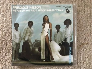 Precious Wilson We are on the race track Mr. 7" Vinyl Single STILL SEALED OVP - Picture 1 of 2