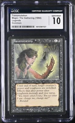 TRANSMUTATION Legends C CGC 10 MTG [Nostalgium] - Image 1 of 2