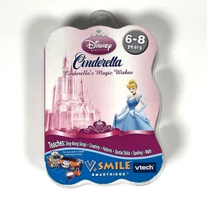 VTech VSmile Cinderella Magic Wishes Game Disney Princess Smartridge - New! - Picture 1 of 4