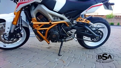 Protector de motor Yamaha MT-09 FZ-09 FJ-09 2013-2020 barras de choque jaula de choque tipo 4 BSA Foto 1 de 4