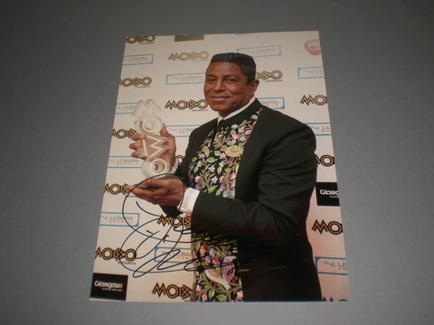 Jermaine Jackson  signed autograph Autogramm 8x11 inch photo in person Cover