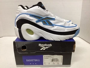 Reebok 3D Reignman Herren Basketballschuh 4-41094 weiß/schwarz/blau Vintage/ungetragen - Bild 1 von 22