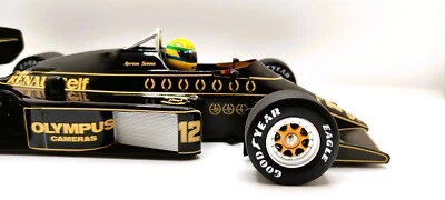 Modellino auto da corsa Ayrton Senna Lotus 97T F1 1985 1:18 Minichamps JPS Formula Uno - Immagine 1 di 4