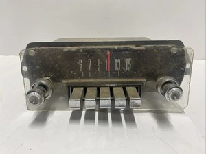 1966 Ford In Dash Radio Push Button Two Knob Dials - Untested Sold As Is Parts/R - Picture 1 of 12