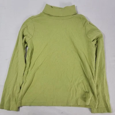Gymboree Girl's Green Long Sleeve Turtleneck Shirt Size 9 sage 2008 Cotton - Image 1 of 4