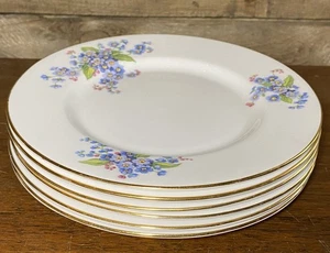Tuscan - Forget Me Not - 6 1/2” Bread and Butter Plates - 1947-1960 Production - Picture 1 of 20