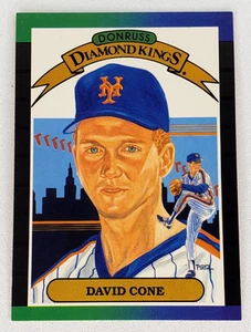 1989 Donruss Baseball Diamond Kings David Cone #9 New York Mets MLB Yankees - Picture 1 of 2