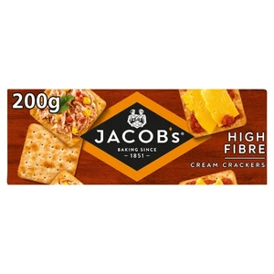 Jacobs High Fibre Cream Crackers2 x 200g - Picture 1 of 3