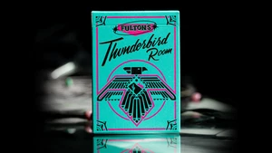 FULTON'S THUNDERBIRD ROOM TURQUOISE EDITION PLAYING CARDS - Picture 1 of 6