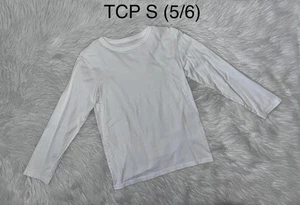 The Children's Place White Long Sleeve Top Size S (5/6) EUC - Picture 1 of 1