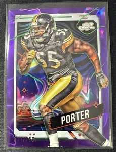 2024 Topps Chrome Cosmic Joey Porter Purple Nebula 77/150 - Picture 1 of 2
