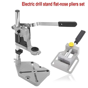 Hand Drill Press Stand Bench Pillar Pedestal Clamp 38-43mm for Drilling Collet - Picture 1 of 10