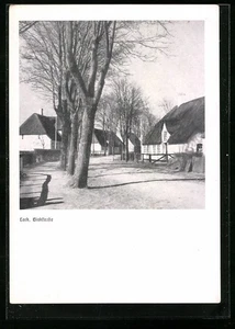 Leck, Partie in der Birkstraße, Ansichtskarte  - Picture 1 of 2