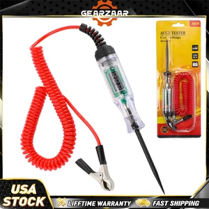 3V-48V Circuit Tester Probe Light Voltage Pen Detector Electric Car Fuse Test - Picture 1 of 22