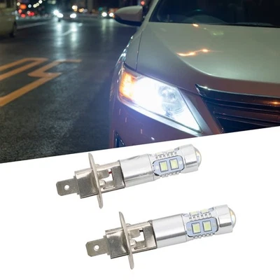 100W LED Bulbs Automotive Fog Lights 12V-24V DC Convenient Foggy Conditions - Image 1 of 4