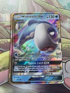 Wishiwashi GX 63/236 Cosmic Eclipse Ultra Rare Holo Pokemon Card NM - Picture 1 of 2